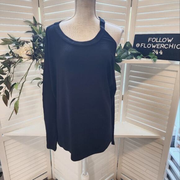 STELLA & DOT NEW BUCKLE UP COLD SHOULDER BLOUSE SIZE XXL - Picture 2 of 12